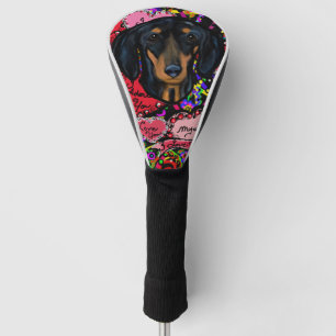 COUVRE-CLUB DE GOLF DACHSHUND