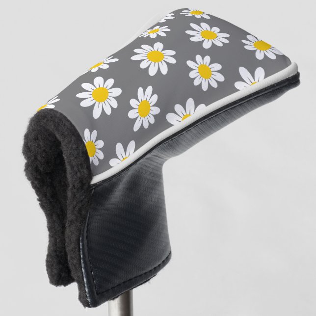 Couvre-club De Golf Daisies de White Yellow (Devant 3/4)