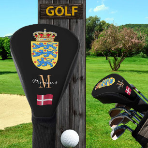 Couvre-club De Golf Danemark, Drapeau Danois Monogramme Clubs De Golf