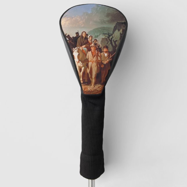 Couvre-club De Golf Daniel Boone escortant des colons  (Devant)