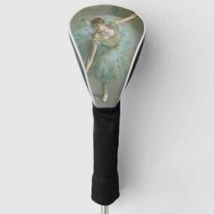 Couvre-club De Golf Danseuse dans Green Edgar Degas