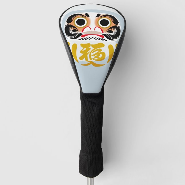 Couvre-club De Golf Daruma doll (traditional Japanese good luck charm) (Devant)