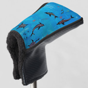 Couvre-club De Golf Dauphin et tortue Dream Putter Golf Head Cover