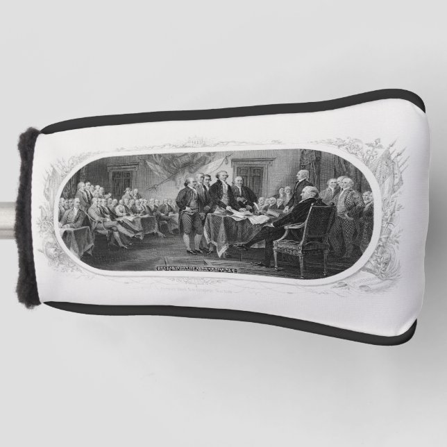 Couvre-club De Golf Déclaration d'indépendance : Projet de loi de 2 $, (Devant)