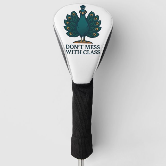 Couvre-club De Golf Défauts & Fleurs (Devant)
