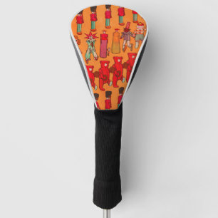 Couvre-club De Golf Défilé de jouets de Noël vintage 1907 Magazine Puc