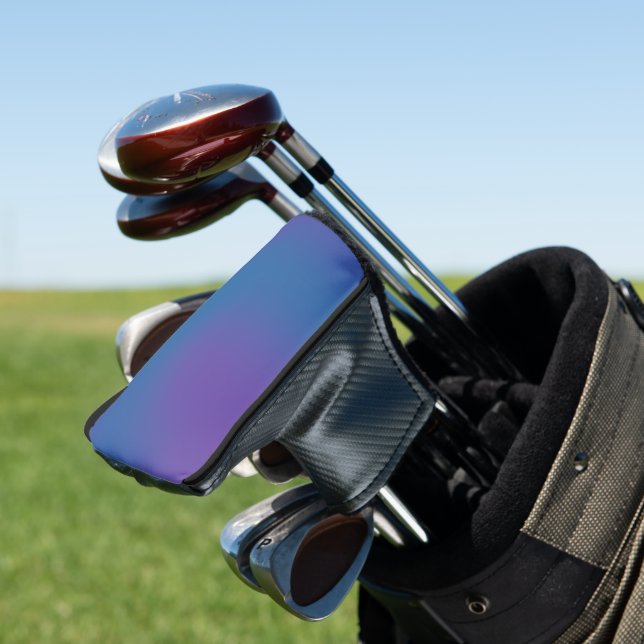 Couvre-club De Golf Dégradé de bleu violet (In Situ)