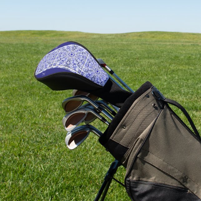 Couvre-club De Golf dentelle en céramique Bleu de Grèce (In Situ)