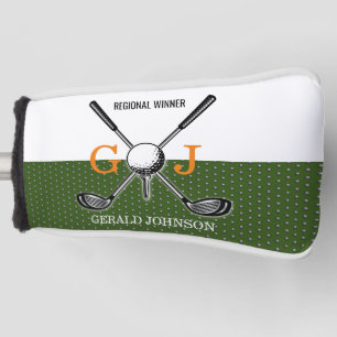 Couvre-club De Golf Design élégant de monogramme de golf