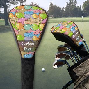 Couvre-club De Golf Dessin animé de Fishes