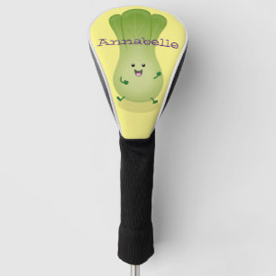 Couvre-club De Golf dessin animé mignon de bok choy