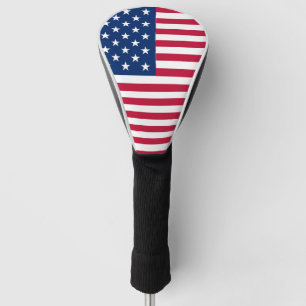 Couvre-club De Golf Dessin de fierté du drapeau américain USA