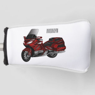 Couvre-club De Golf Dessin de moto de tourisme