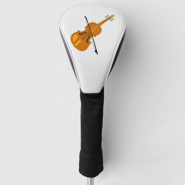 Couvre-club De Golf Dessin de violon (Devant)