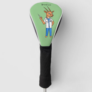 Couvre-club De Golf Dessin du médecin de l'antilope Cute Gemsbok