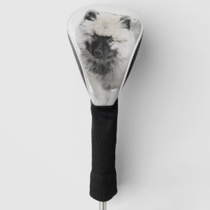 Couvre-club De Golf Dessin Keeshond Chiot - Joli dessin original Chien