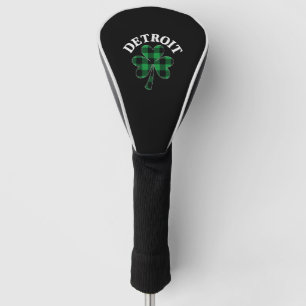 Couvre-club De Golf Detroit Michigan Irlandais Shamrock St Patrick s D