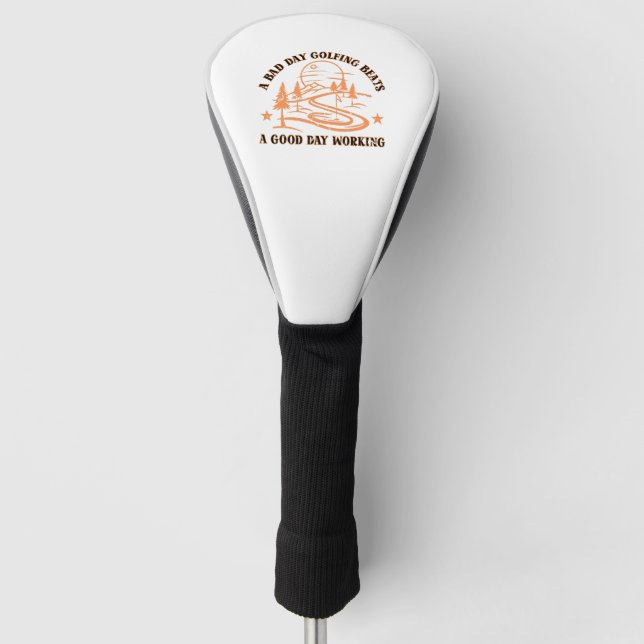 Couvre-club De Golf Devis de golf amusant | Amateur de golf (Devant)