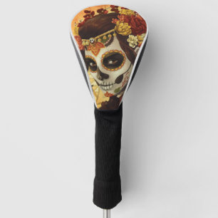 Couvre-club De Golf Dia De Los Muertos Throw Pillow
