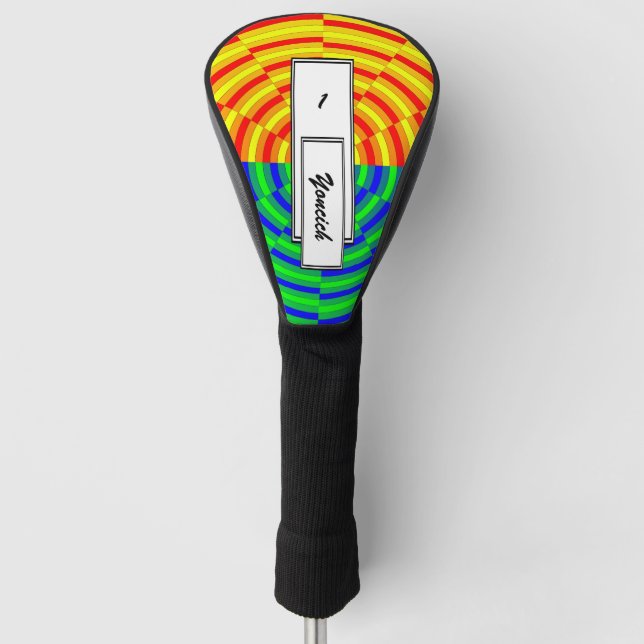Couvre-club De Golf Digital Sunrise by Kenneth Yoncich (Devant)