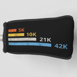 Couvre-club De Golf Distances de course II - 5K 10K 21K 42K Marathoner