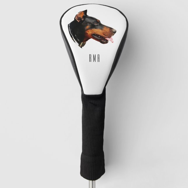 Couvre-club De Golf Dobermann (Devant)