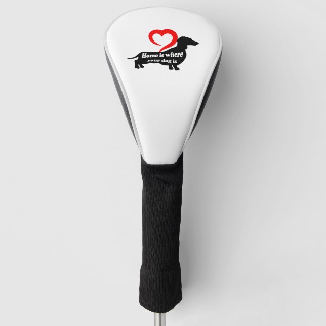 Couvre-club De Golf Dog home (Devant)