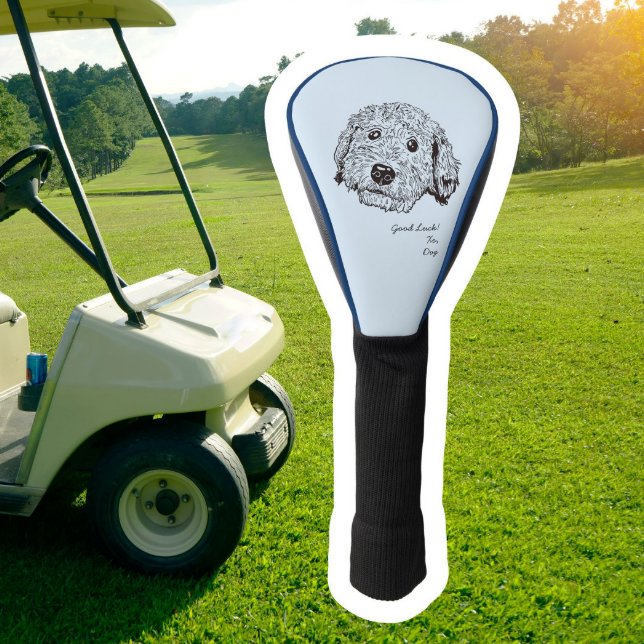 Couvre-club De Golf Doodle doré (Créateur téléchargé)