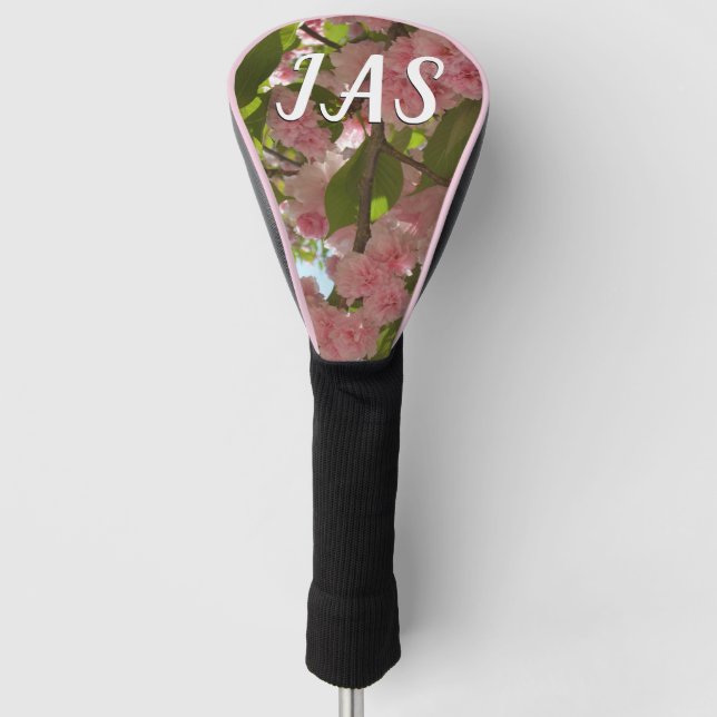 Couvre-club De Golf Double floraison cerisier III printemps fleuri (Devant)