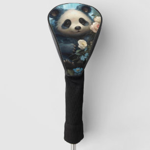 Couvre-club De Golf Doux Ours De Panda Chez Les Roses De La Jungle