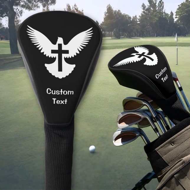 Couvre-club De Golf Dove avec croix (Créateur téléchargé)