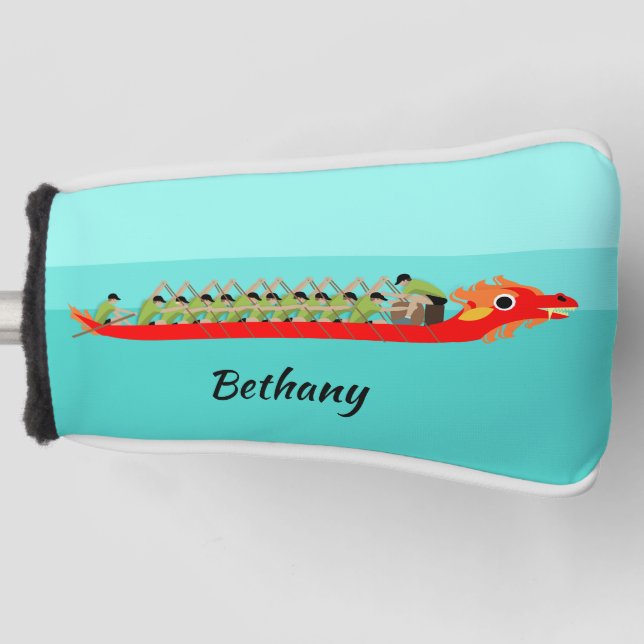 Couvre-club De Golf Dragon Boat Racing (Devant)