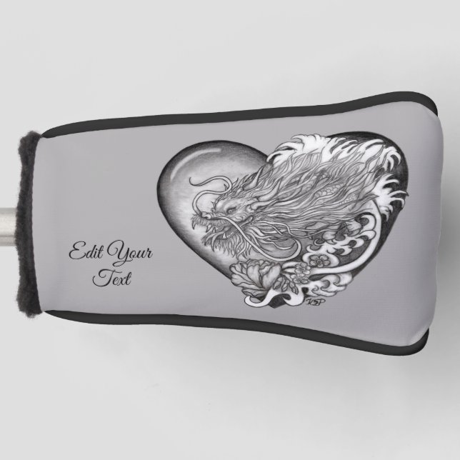 Couvre-club De Golf Dragon Heart (Devant)