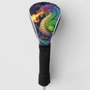 Couvre-club De Golf Dragon qui respire le feu Personnalisé