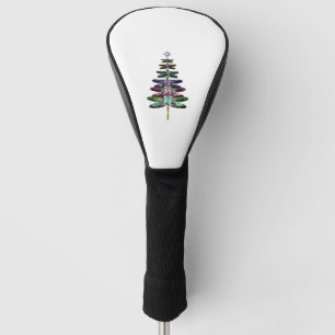 Couvre-club De Golf Dragonfly Christmas Tree Chemise Insect Lover Xmas