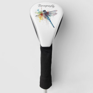 Couvre-club De Golf Dragonfly colorée personnalisable