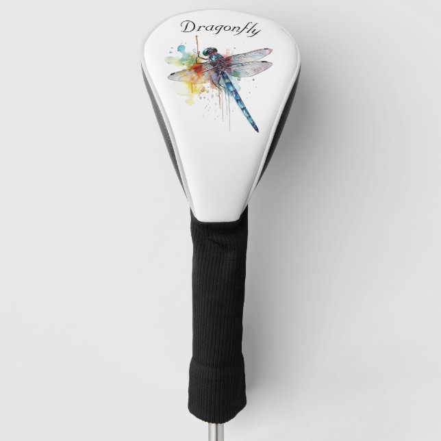 Couvre-club De Golf Dragonfly colorée personnalisable (Devant)
