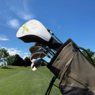 Couvre-club De Golf Dragonfly Verte Couvercle de tête de golf personn