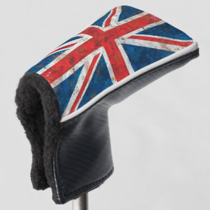 Couvre-club De Golf Drapeau affligé par Union Jack du Royaume-Uni