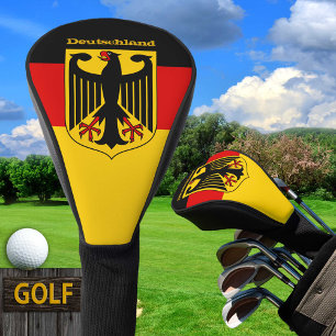 Couvre-club De Golf Drapeau allemand & Golf Allemagne sports Couvertur