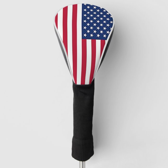 Couvre-club De Golf Drapeau américain (Devant)