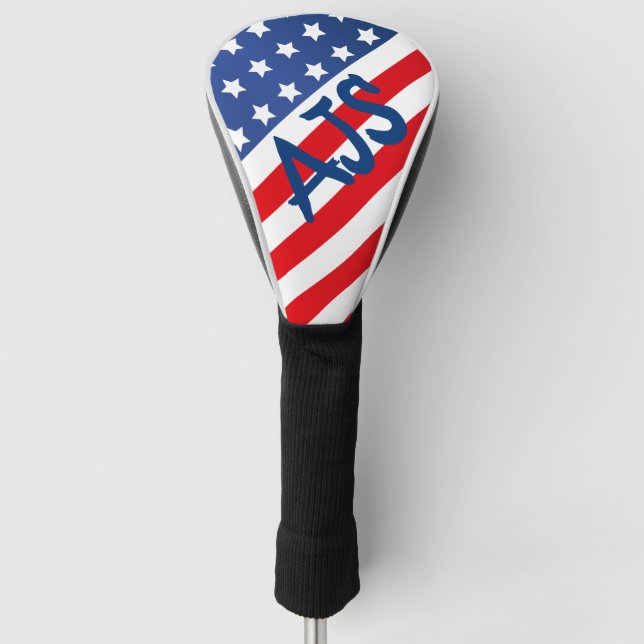 Couvre-club De Golf Drapeau américain des Etats-Unis (Devant)