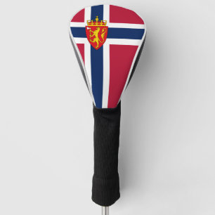 Couvre-club De Golf Drapeau/Armoiries de Norvège