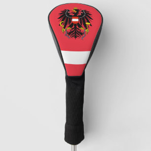 Couvre-club De Golf Drapeau autrichien et golf Sport autrichien Couver