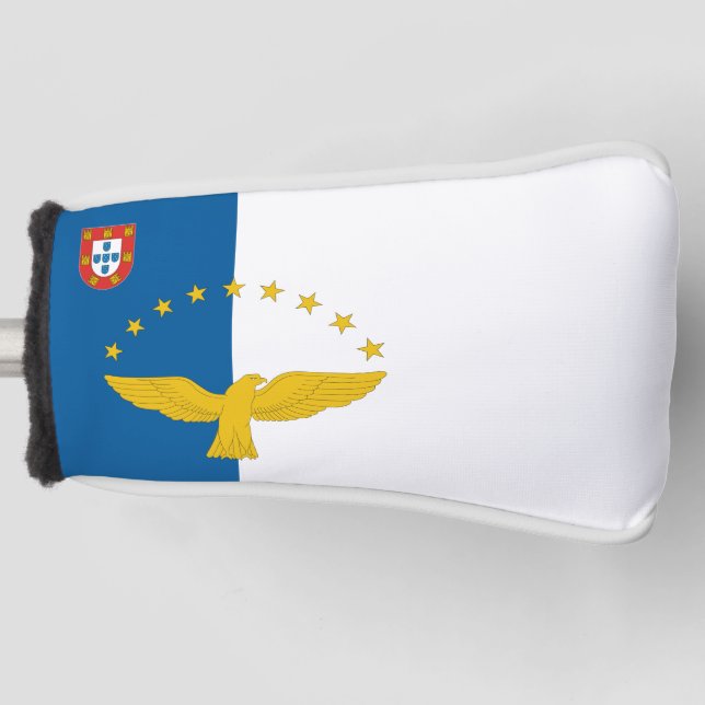 Couvre-club De Golf Drapeau Azorien Totalement (Devant)