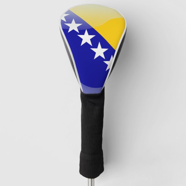 Couvre-club De Golf Drapeau bosnien laqué (Devant)