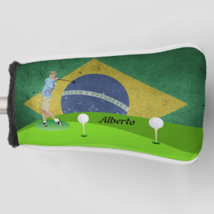 Couvre-club De Golf Drapeau brésilien