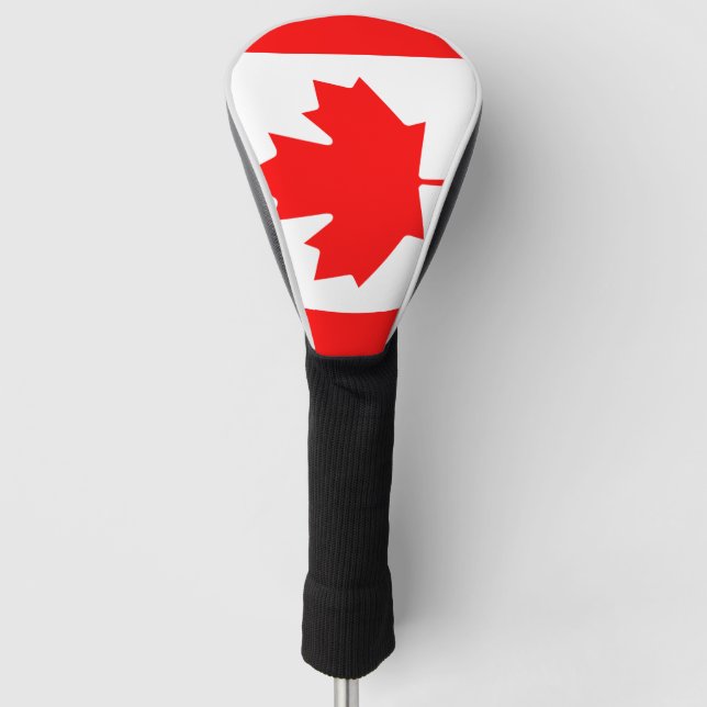 Couvre-club De Golf Drapeau canadien (Devant)