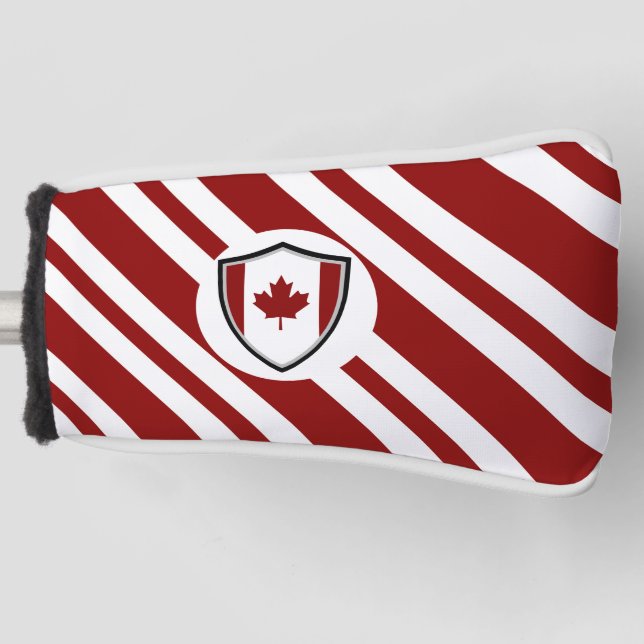 Couvre-club De Golf Drapeau canadien (Devant)