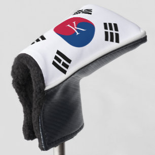 Couvre-club De Golf Drapeau coréen couvert de tête de golf coutume s